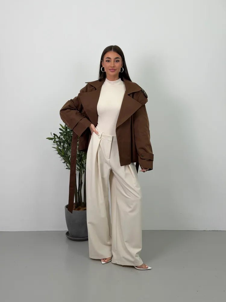 Gabardina curta Adinda