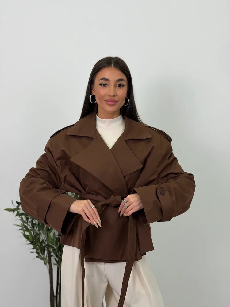 Gabardina curta Adinda
