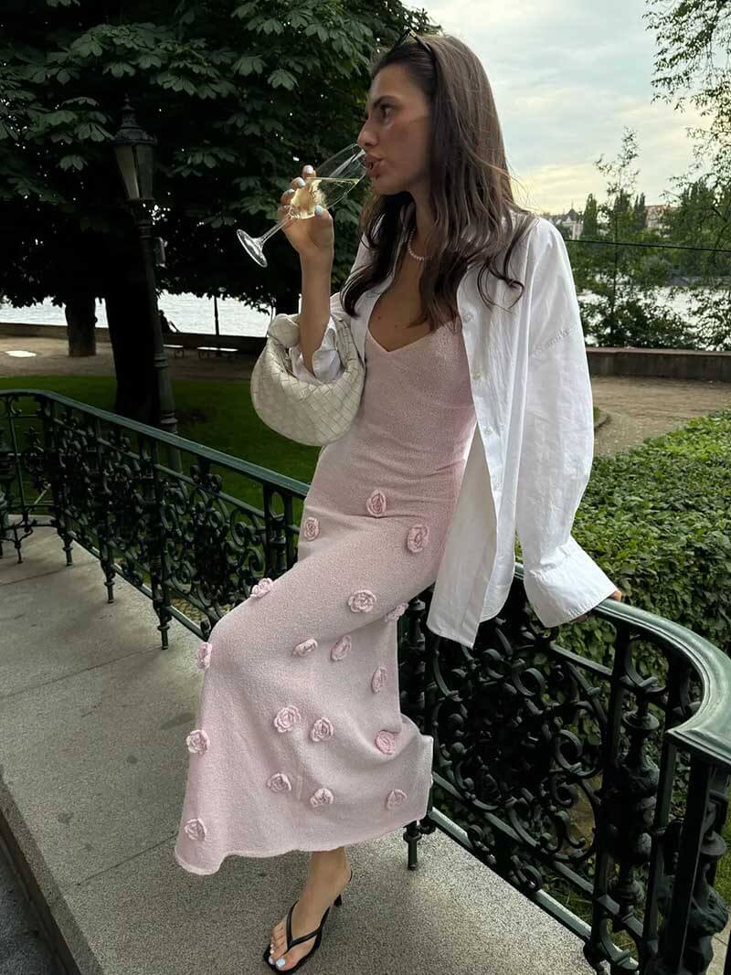 Vestido comprido Aerola