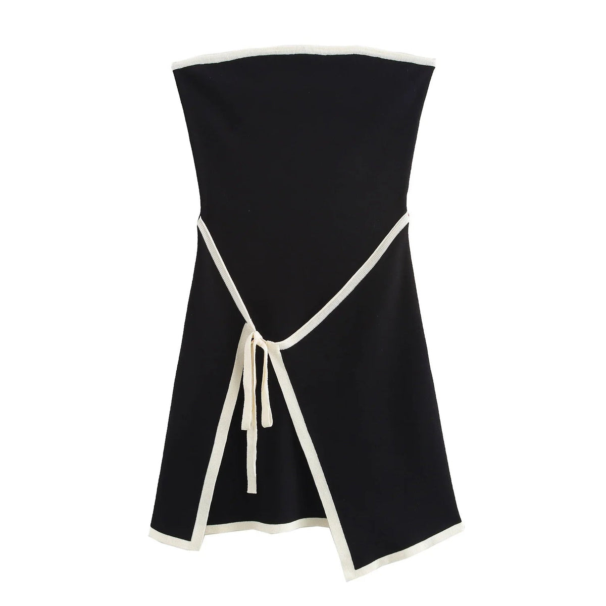 Vestido mini com atilhos nas costas Ahana
