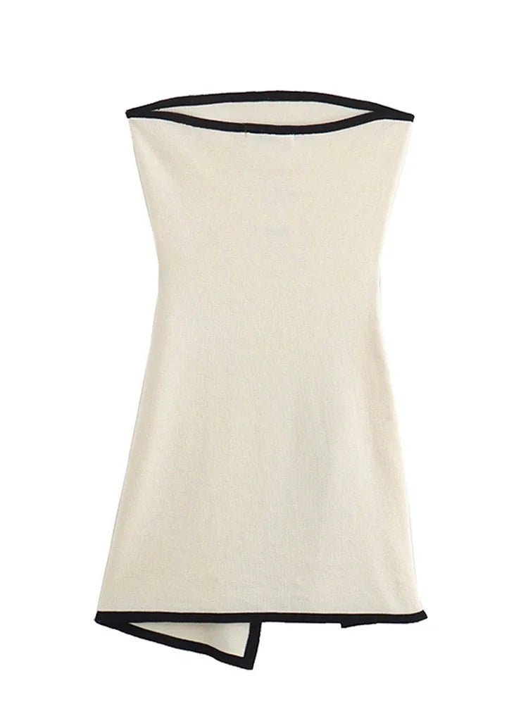 Vestido mini com atilhos nas costas Ahana
