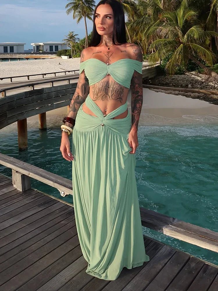 Beatrice Backless Beach Two-Piece Set