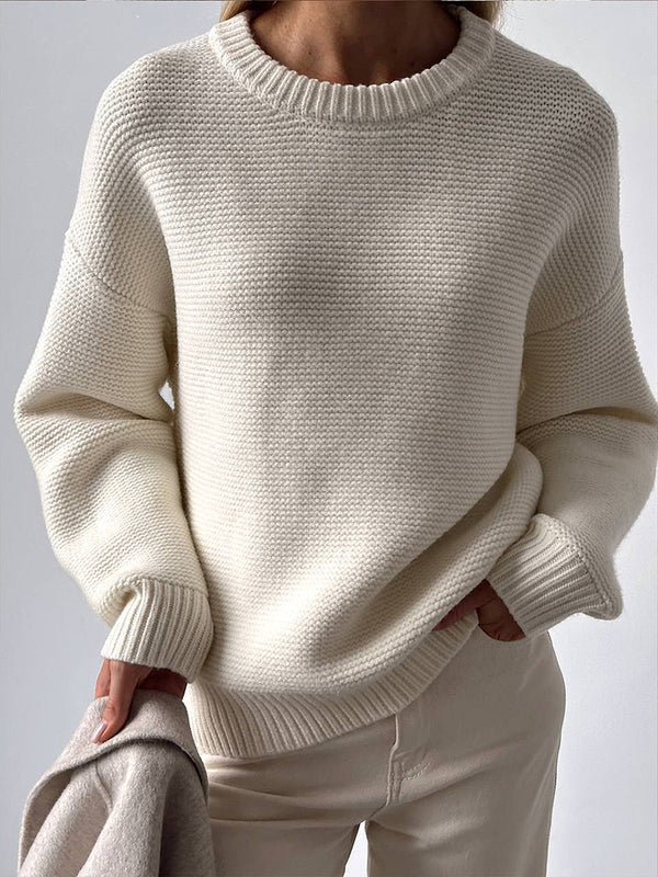 Aisionn Cotton Knit Sweater