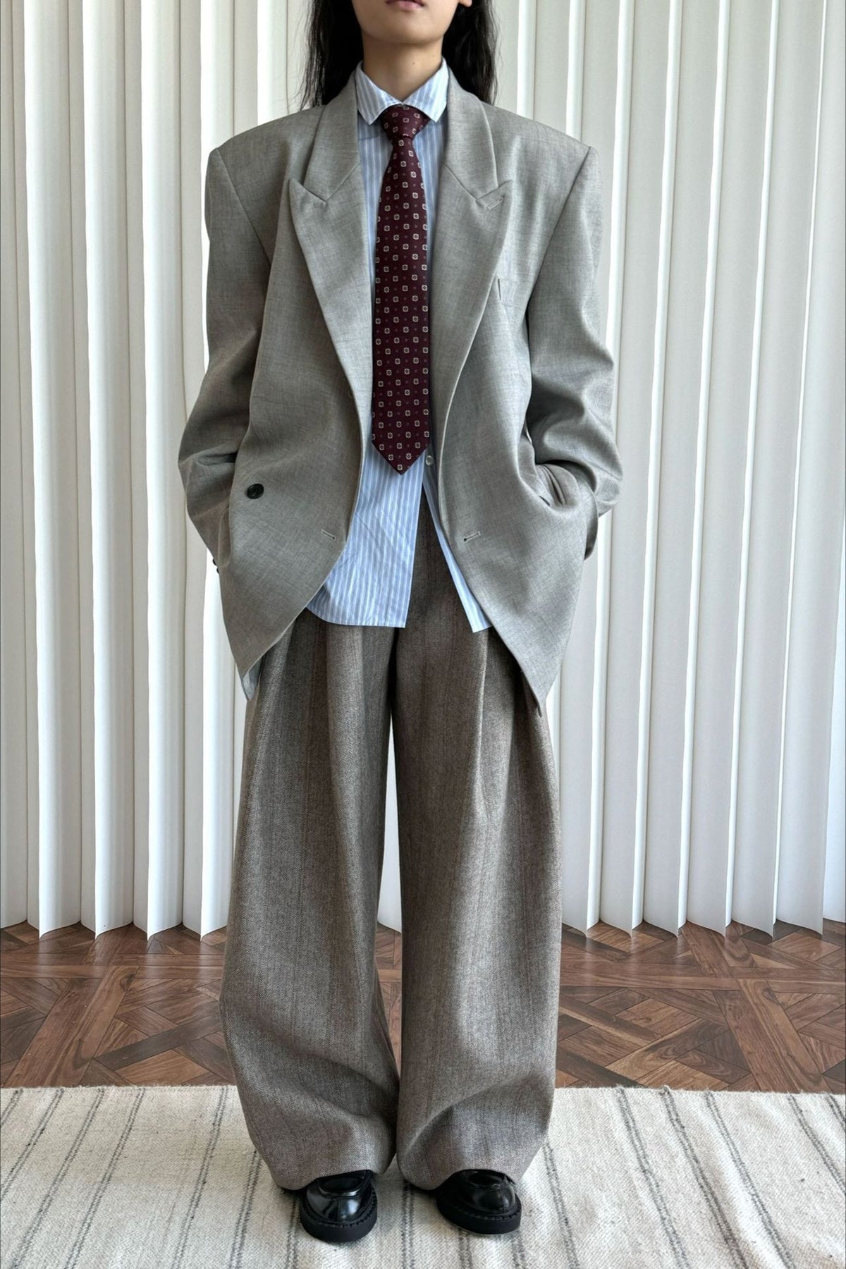 Blazer de ombros estruturados Akira