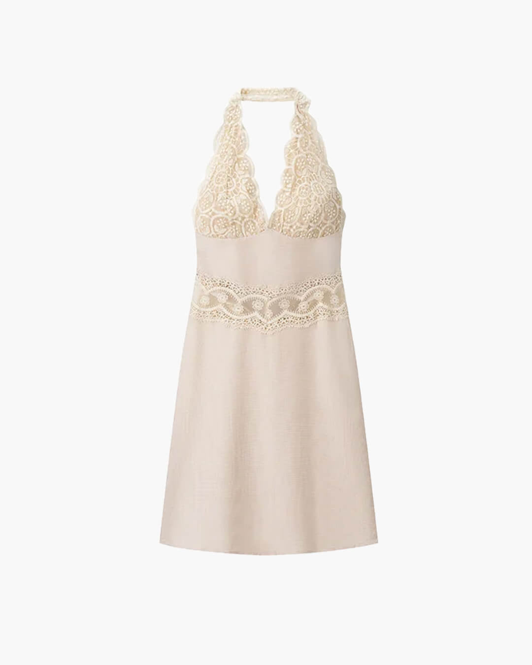 Vestido halter sem costas Alessa