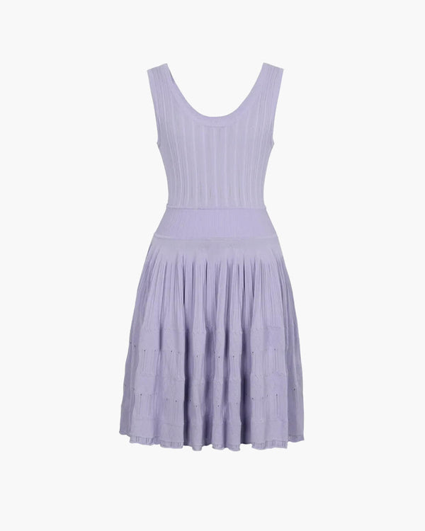 Vestido mini Alicia de malha com alças