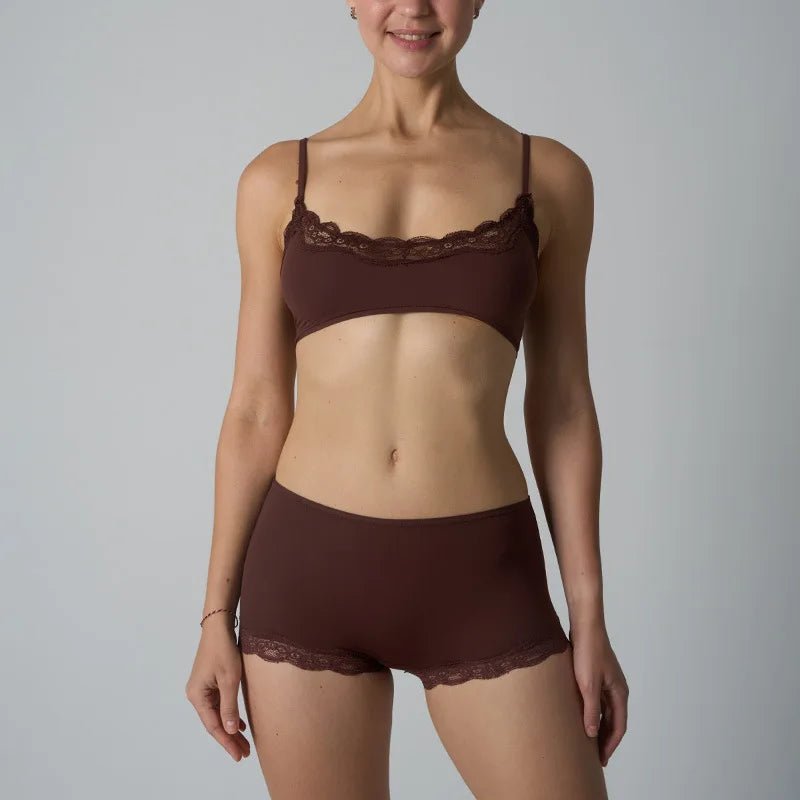 Conjunto de lingerie de renda Ally