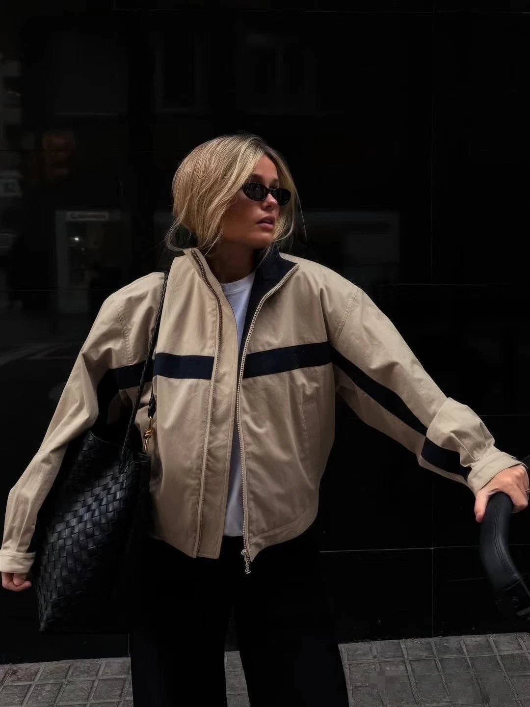 Blusão bomber vintage Amanda