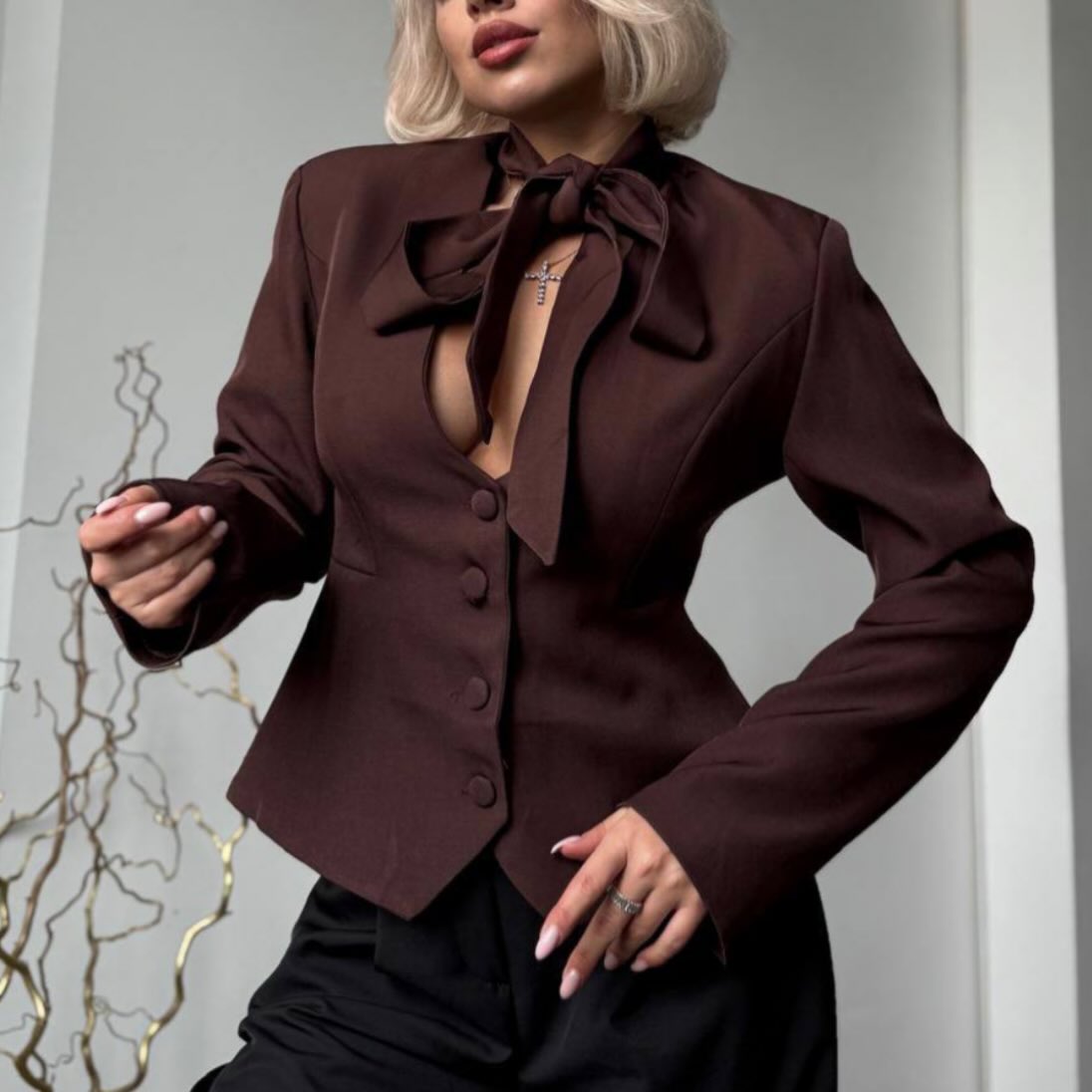 Blazer com atacadores Angie