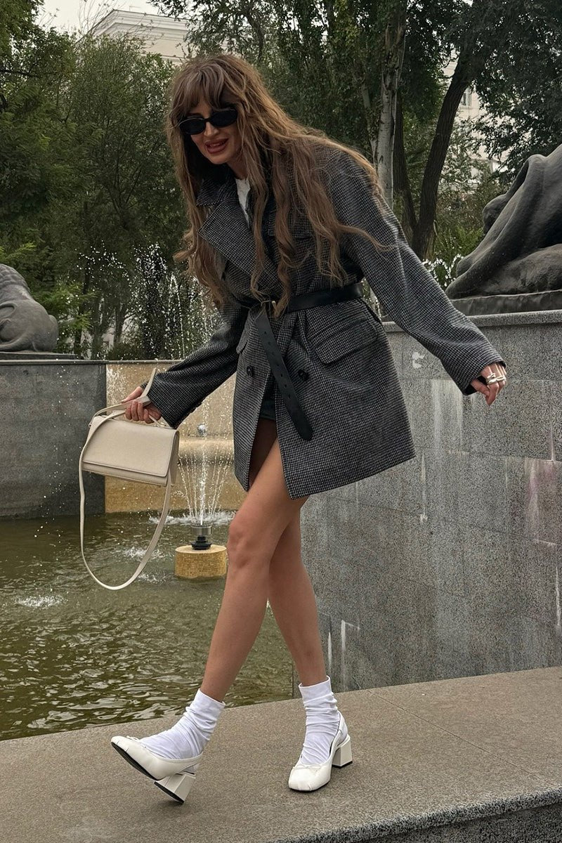 Casaco de tweed estruturado Anna