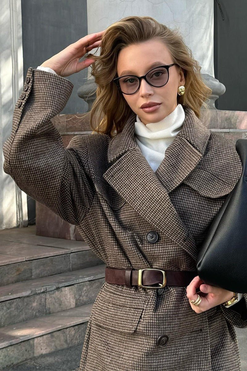Casaco de tweed estruturado Anna