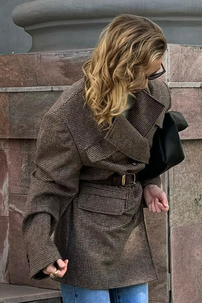 Casaco de tweed estruturado Anna