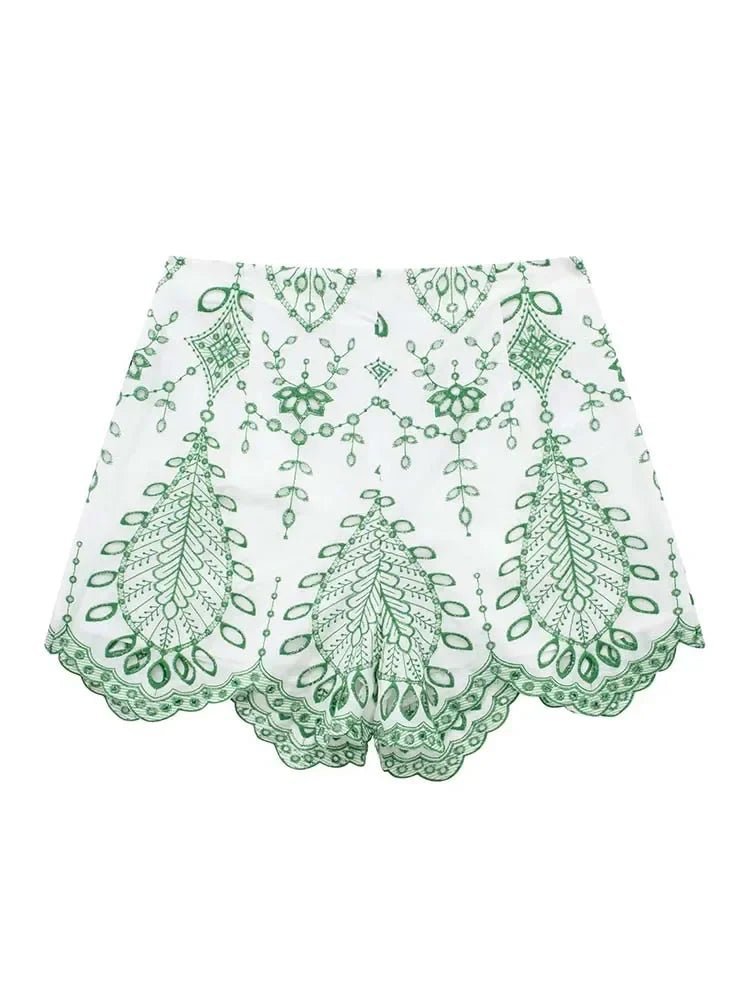 Conjunto de calções bordado Aoife