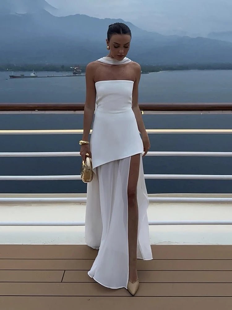 Vestido maxi Astoria cai-cai