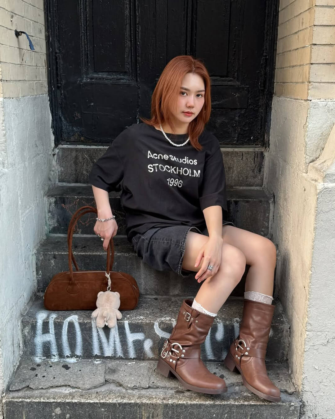 Mala de camurça vegan Aveline