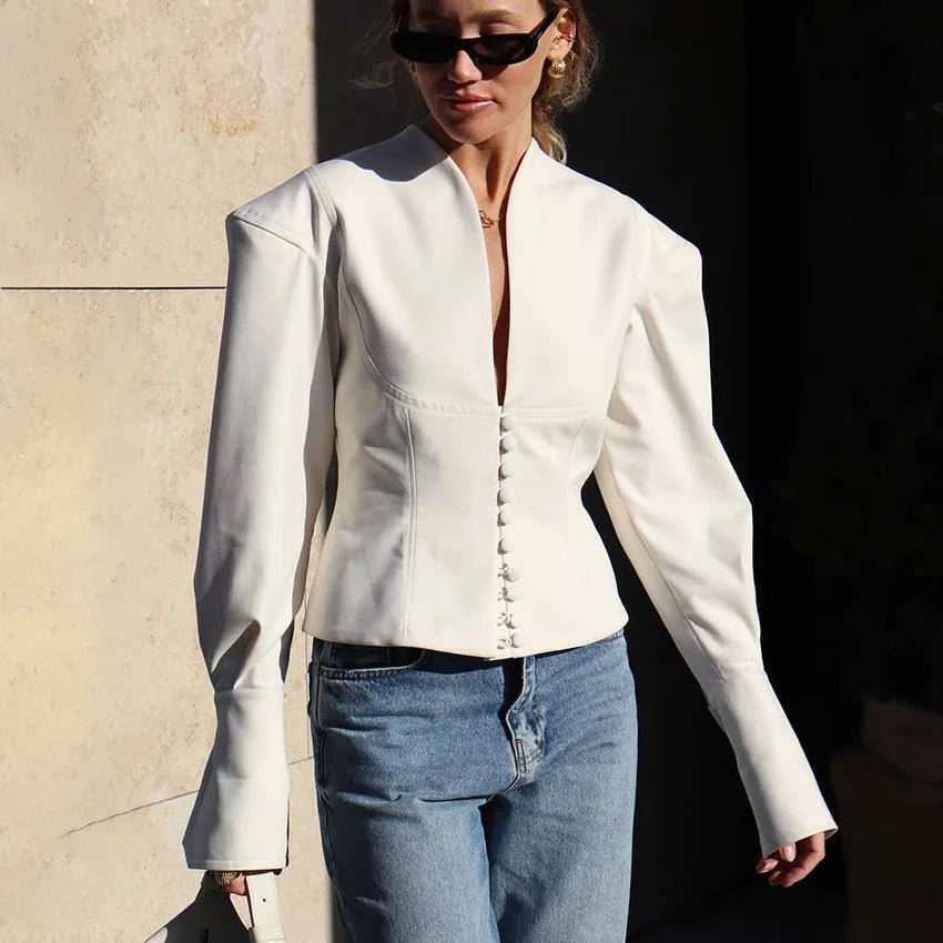 Conjunto de blazer com cintura ajustada Bethany