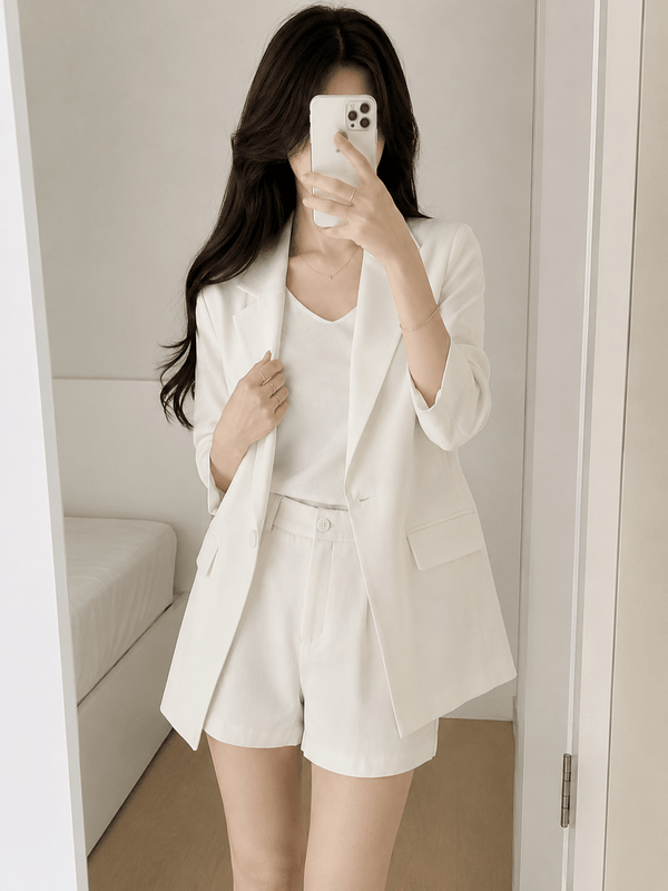 Bianca Short Sleeve Blazer Set