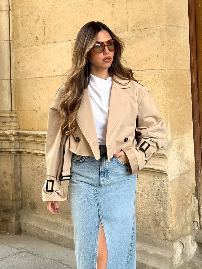 Gabardina curta Blair