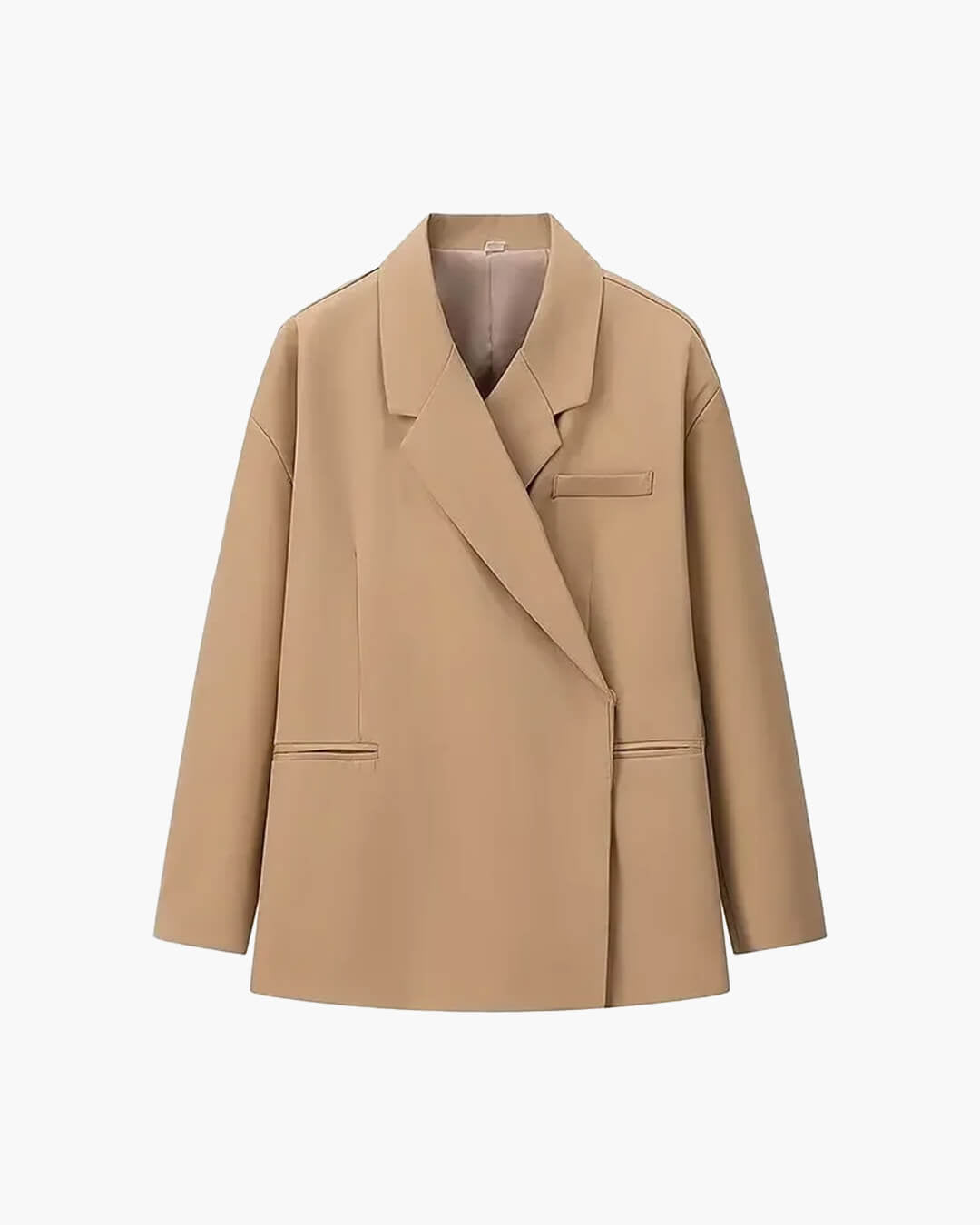 Brittany One-Button Lapel Blazer