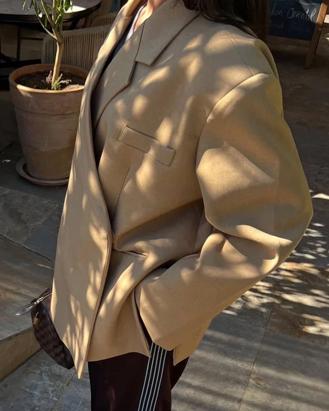 Brittany One-Button Lapel Blazer