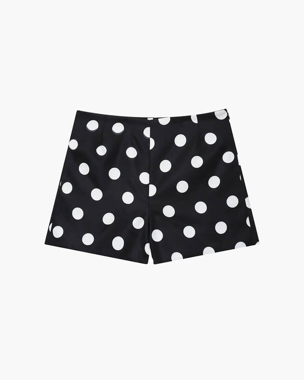 Caroline High Waist Polka Dot Mini Shorts