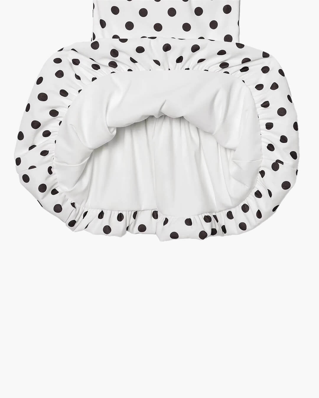 Vestido mini balão com bolinhas Cassy