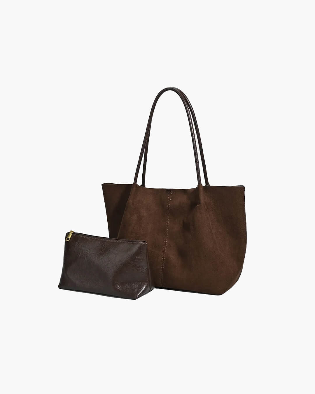 Saco de camurça Cheska com bolsa