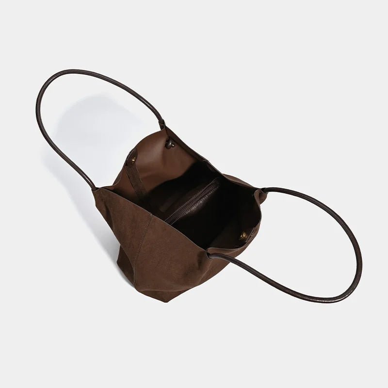 Saco de camurça Cheska com bolsa