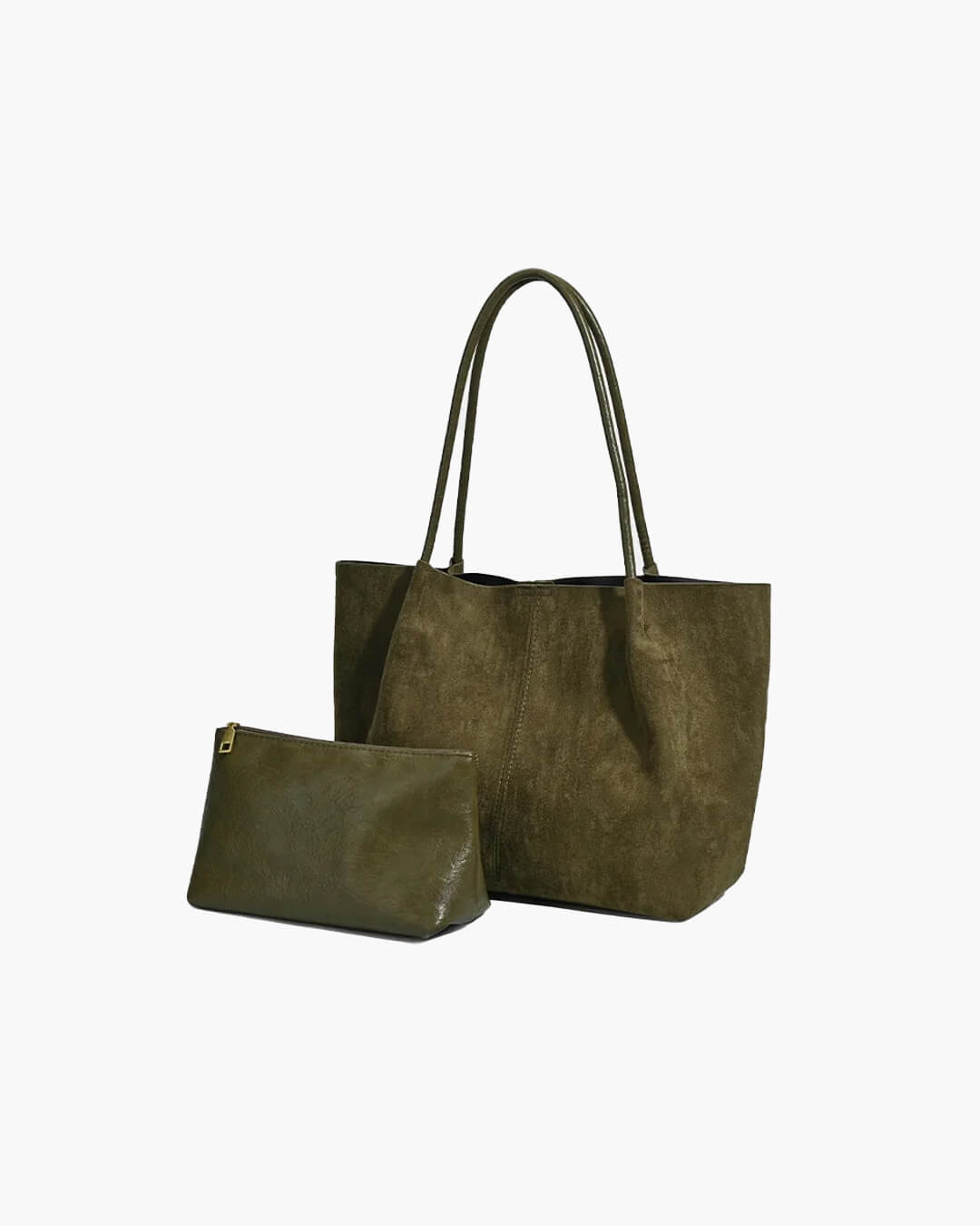 Saco de camurça Cheska com bolsa