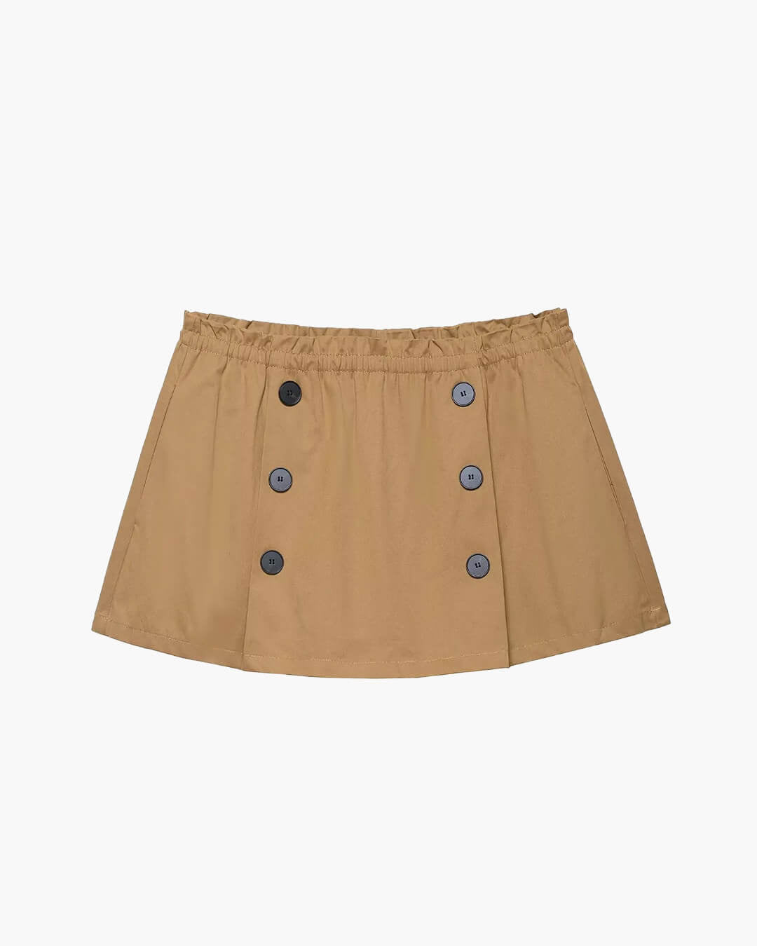 Conjunto Claire com gabardine curta e saia-calção