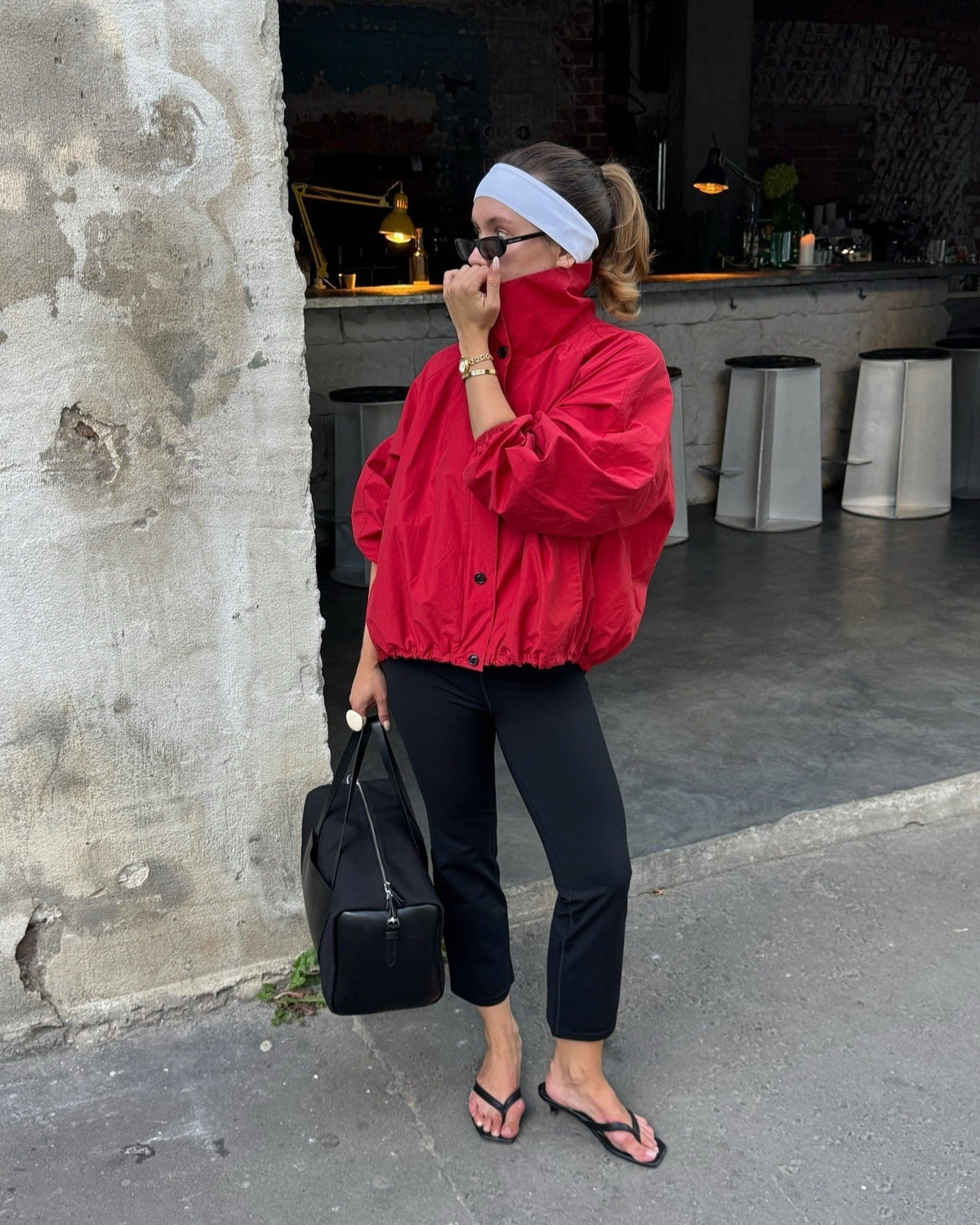 Clara High-Neck Jacket