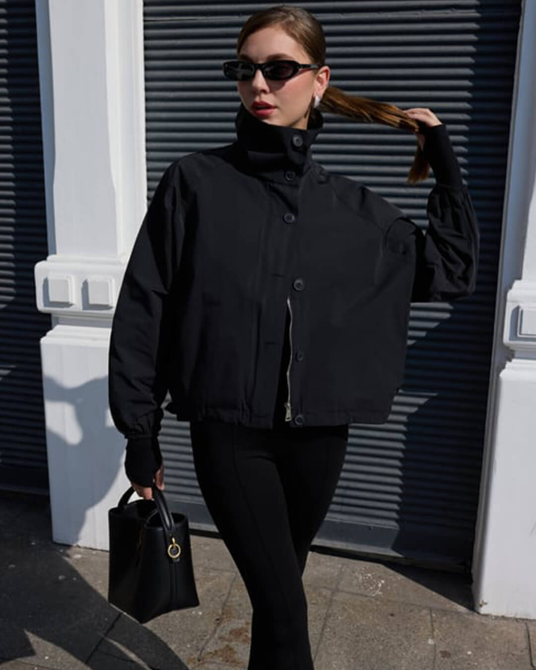 Clara High-Neck Jacket