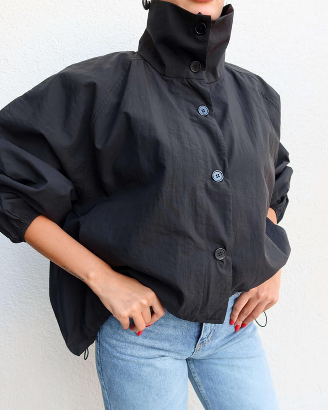 Clara High-Neck Jacket