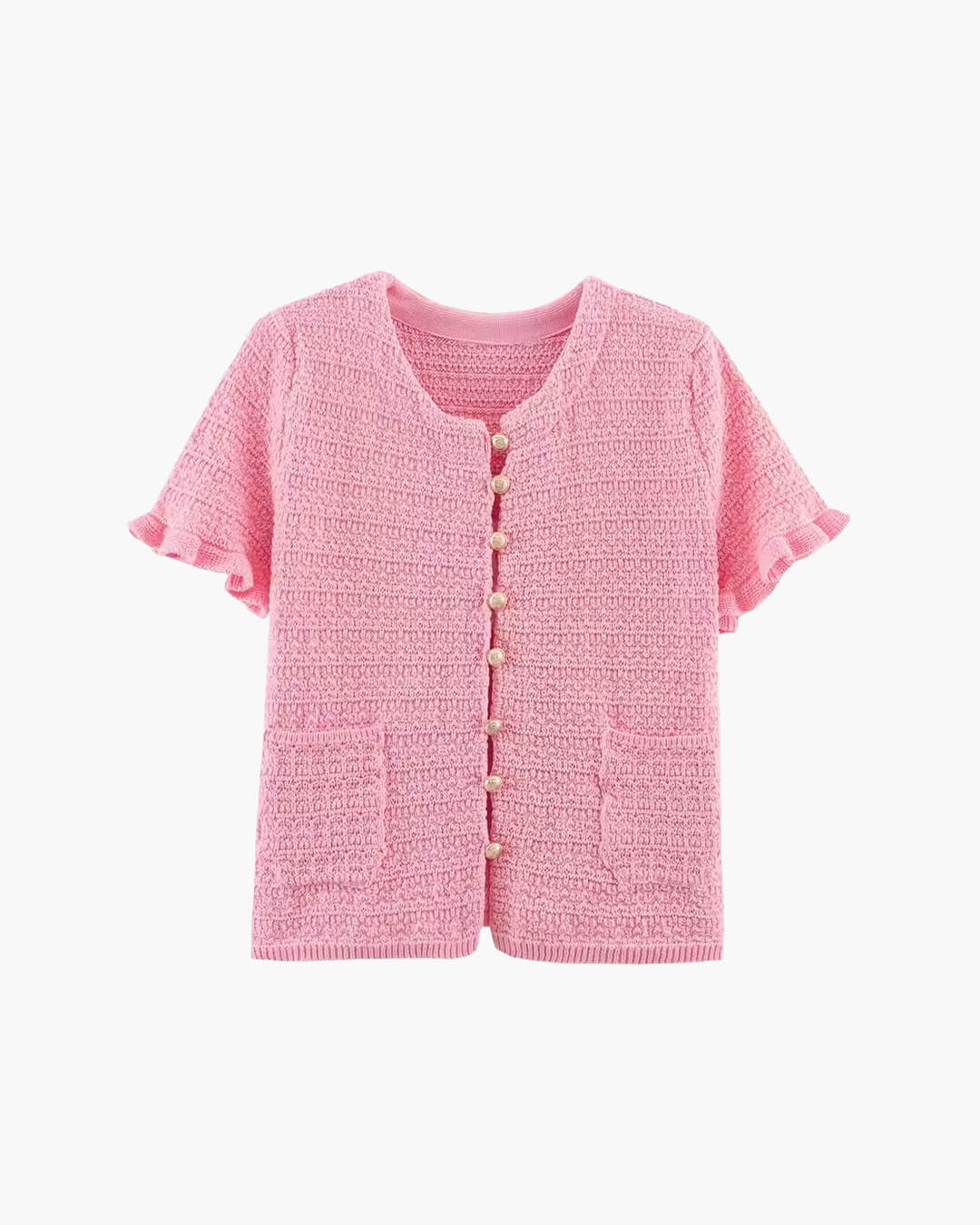 Conjunto Claudia de camisola de malha e saia plissada