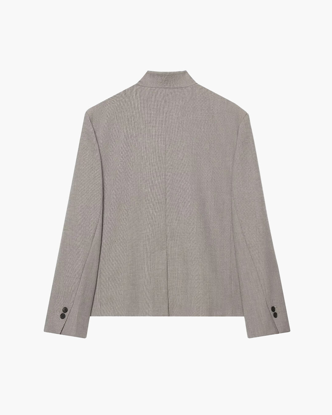 Blazer Cleo com gola subida e fecho de botões