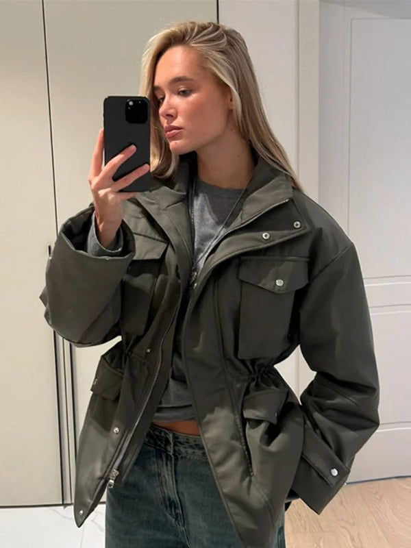 Cressida Elastic Waist Utility Jacket