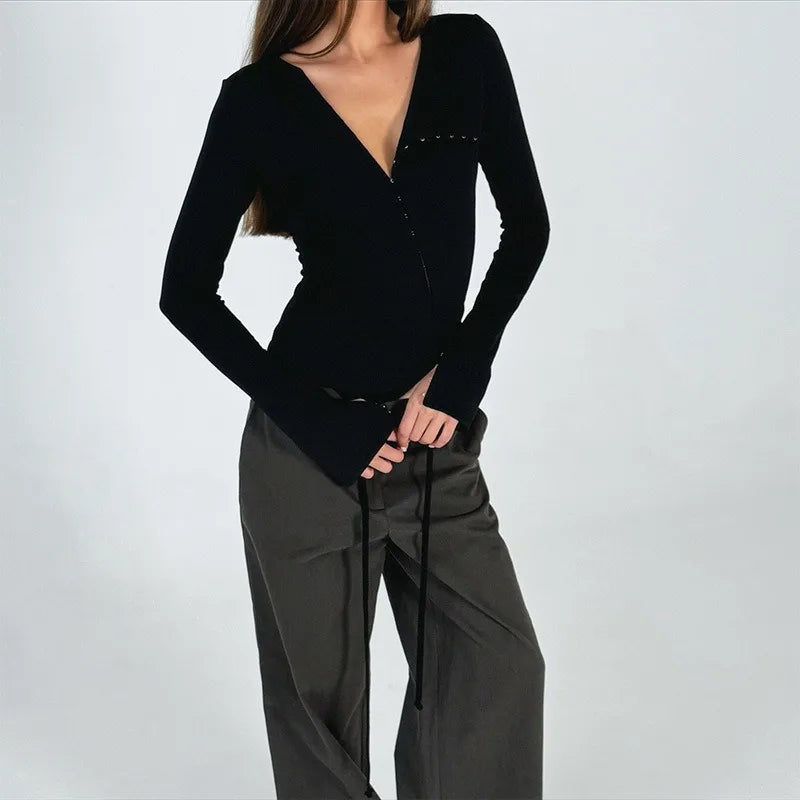 Camisola com recortes