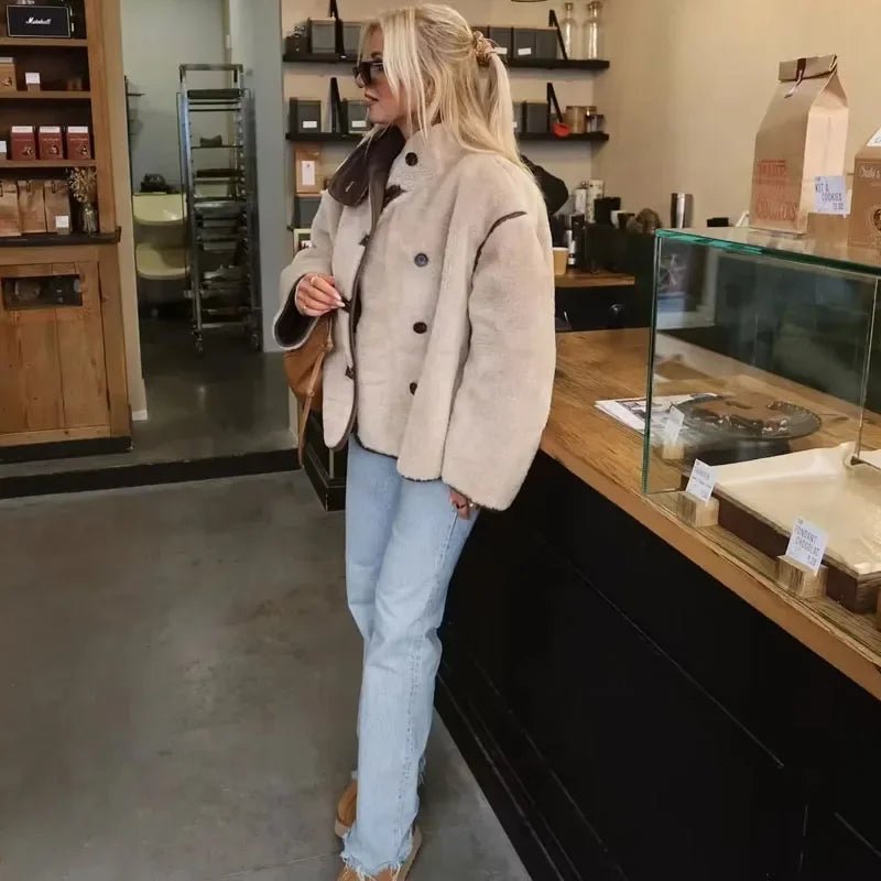 Blusão de pelo sintético Cynthia