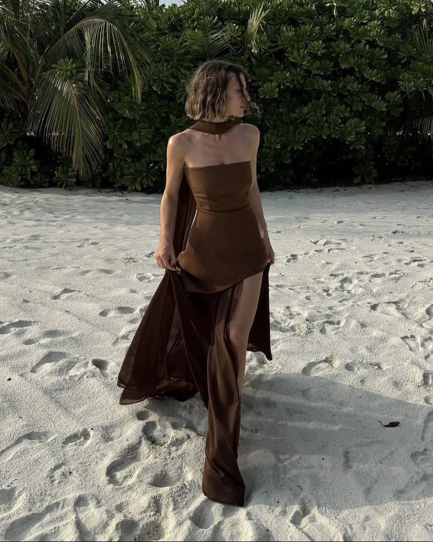 Daniela Asymmetric Maxi Dress