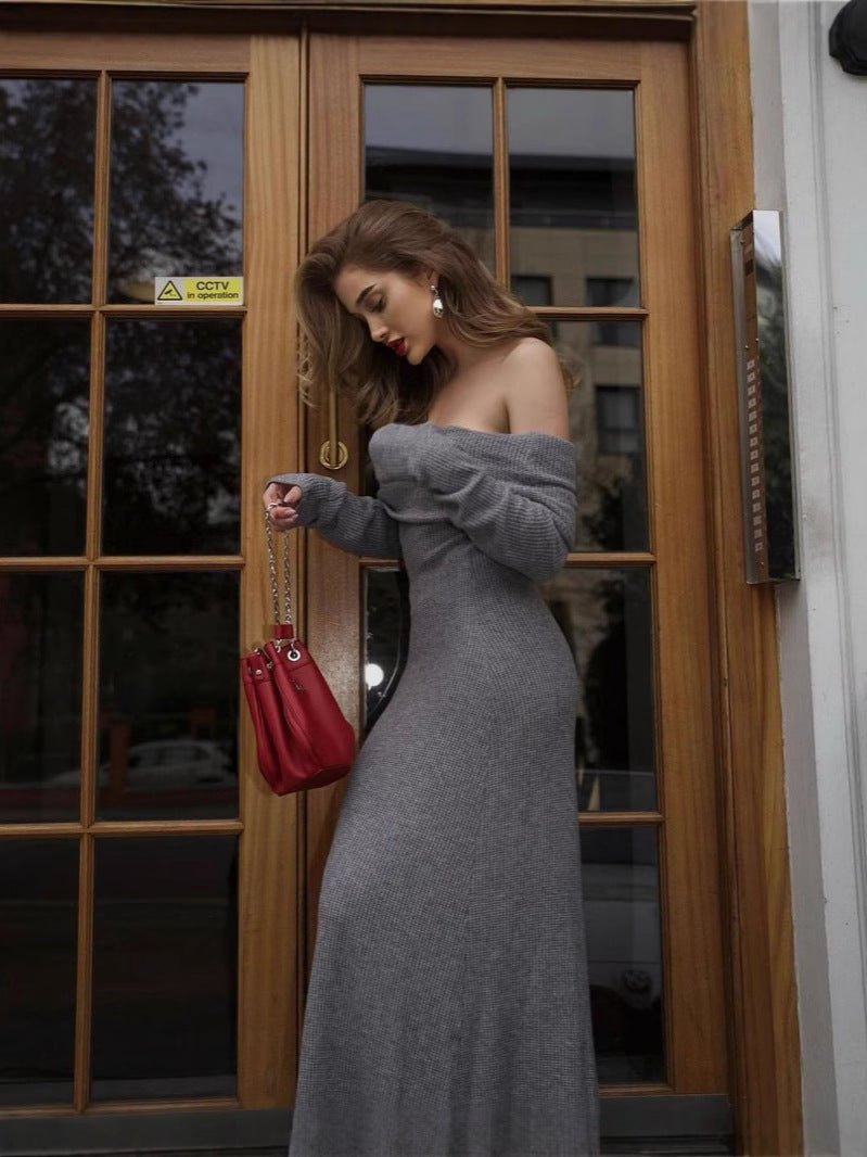 Vestido maxi de malha de vestir Danika