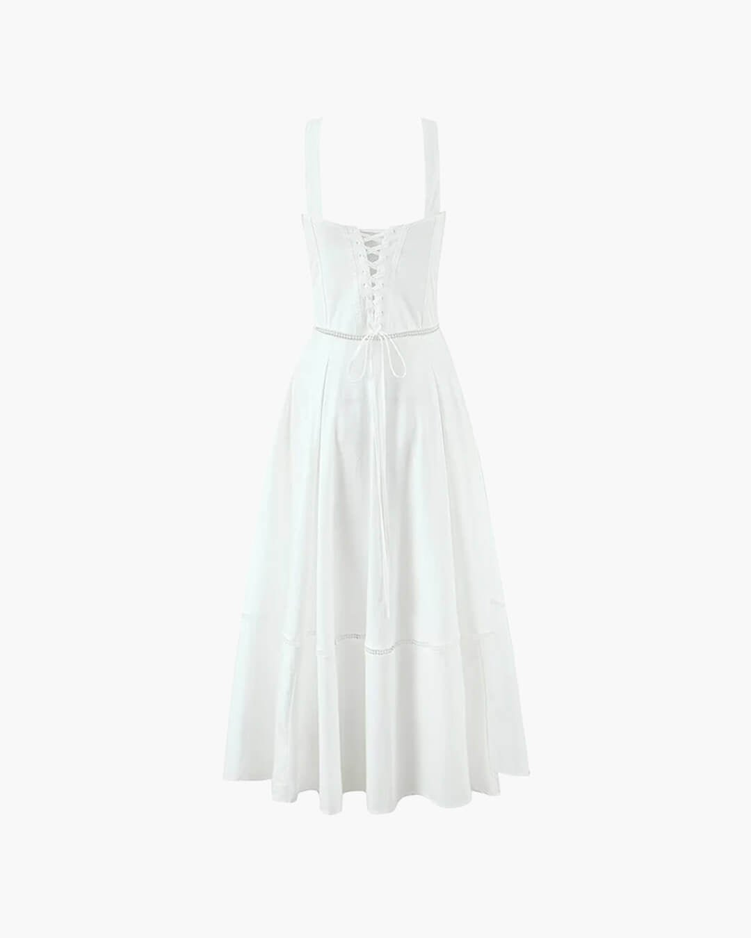 Dina Sleeveless Sweetheart Midi Dress