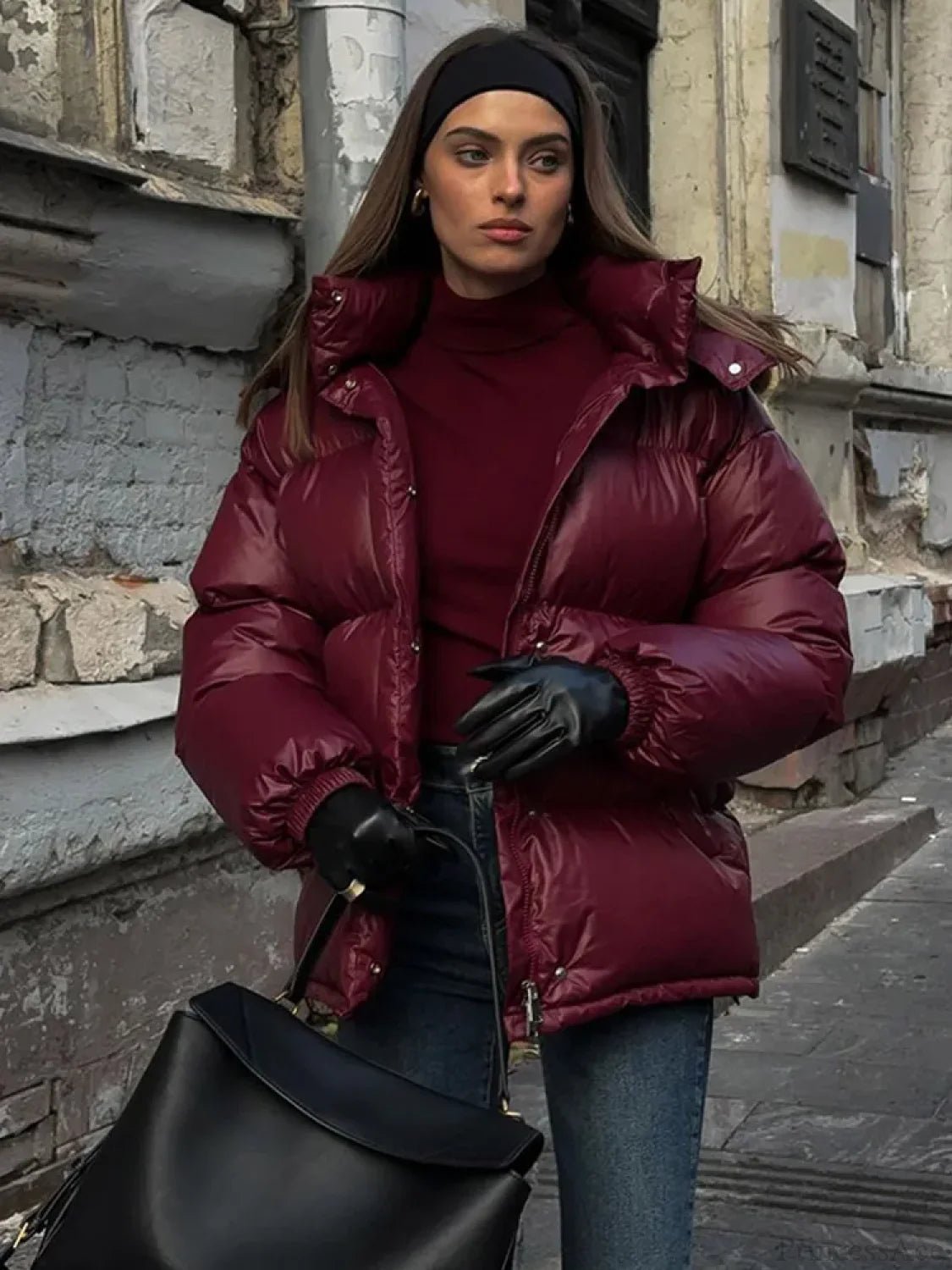 Parka acolchoada com capuz Eliza