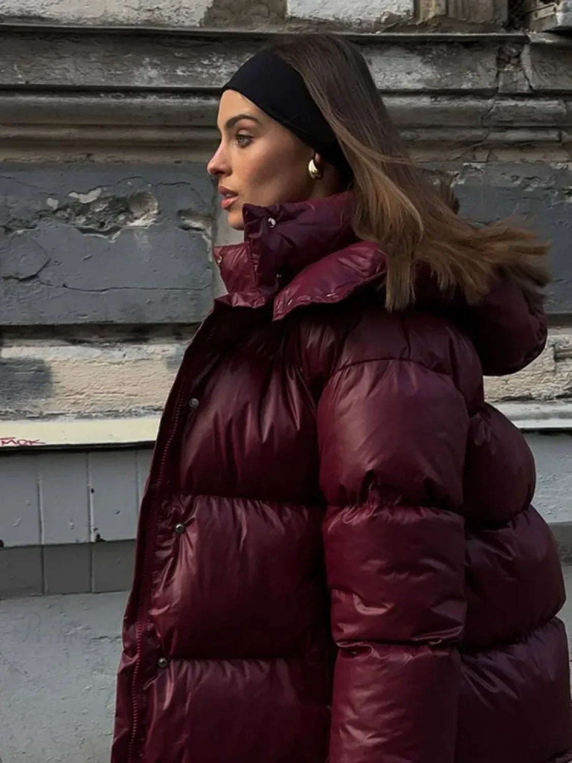 Parka acolchoada com capuz Eliza