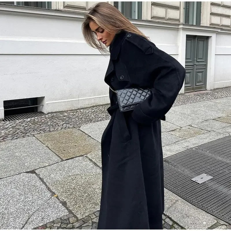 Casaco de gabardina com atacadores Emma