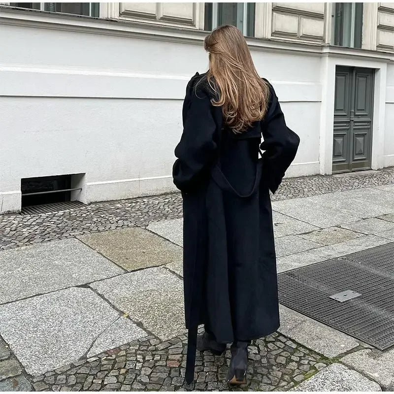 Casaco de gabardina com atacadores Emma