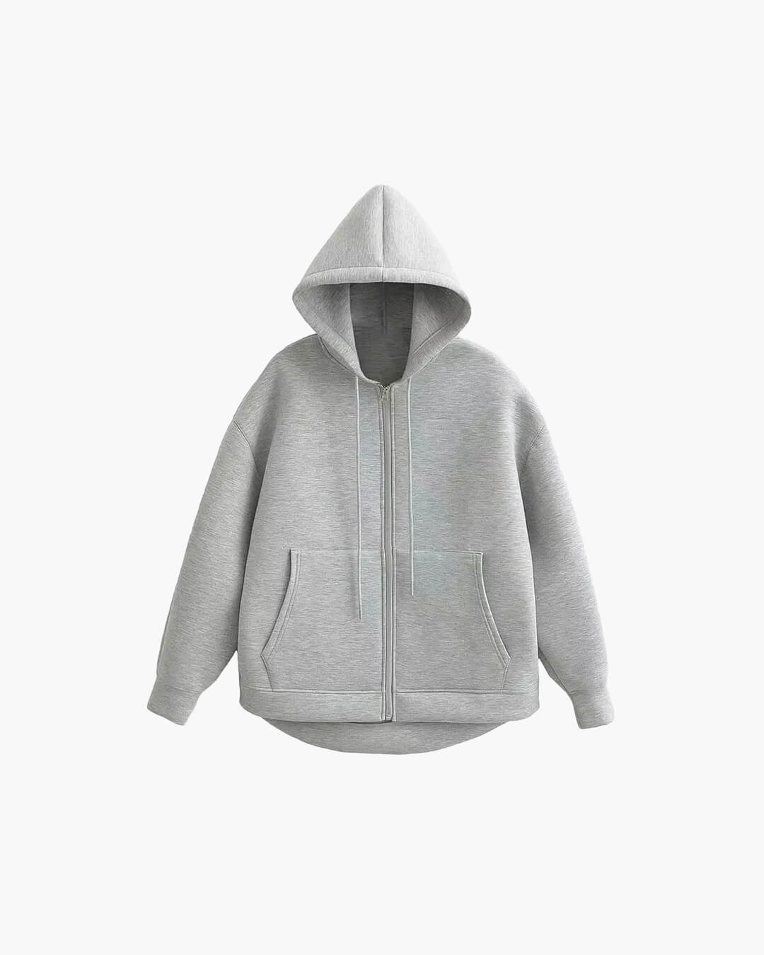 Hoodie com fecho Eveline