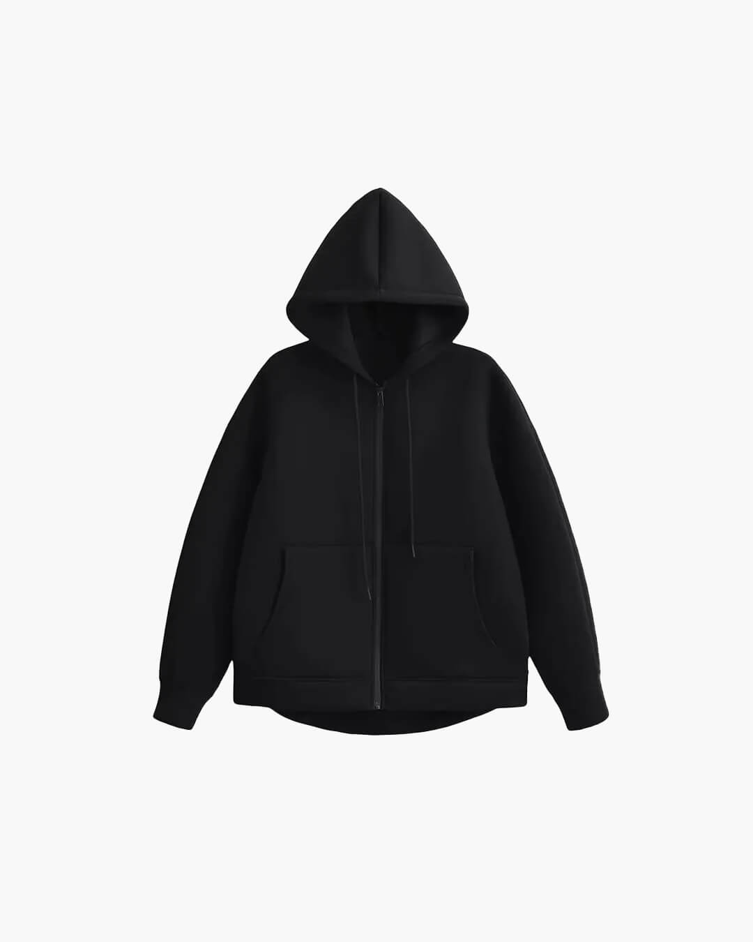 Hoodie com fecho Eveline