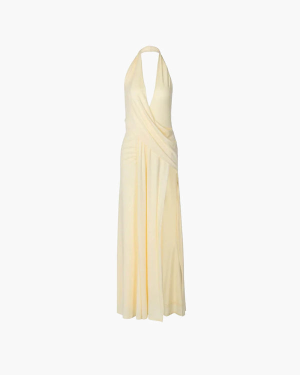Vestido maxi com decote profundo Felicity