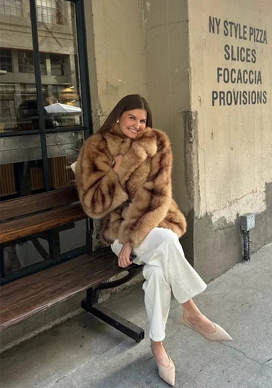 Casaco de pelo sintético Fiona