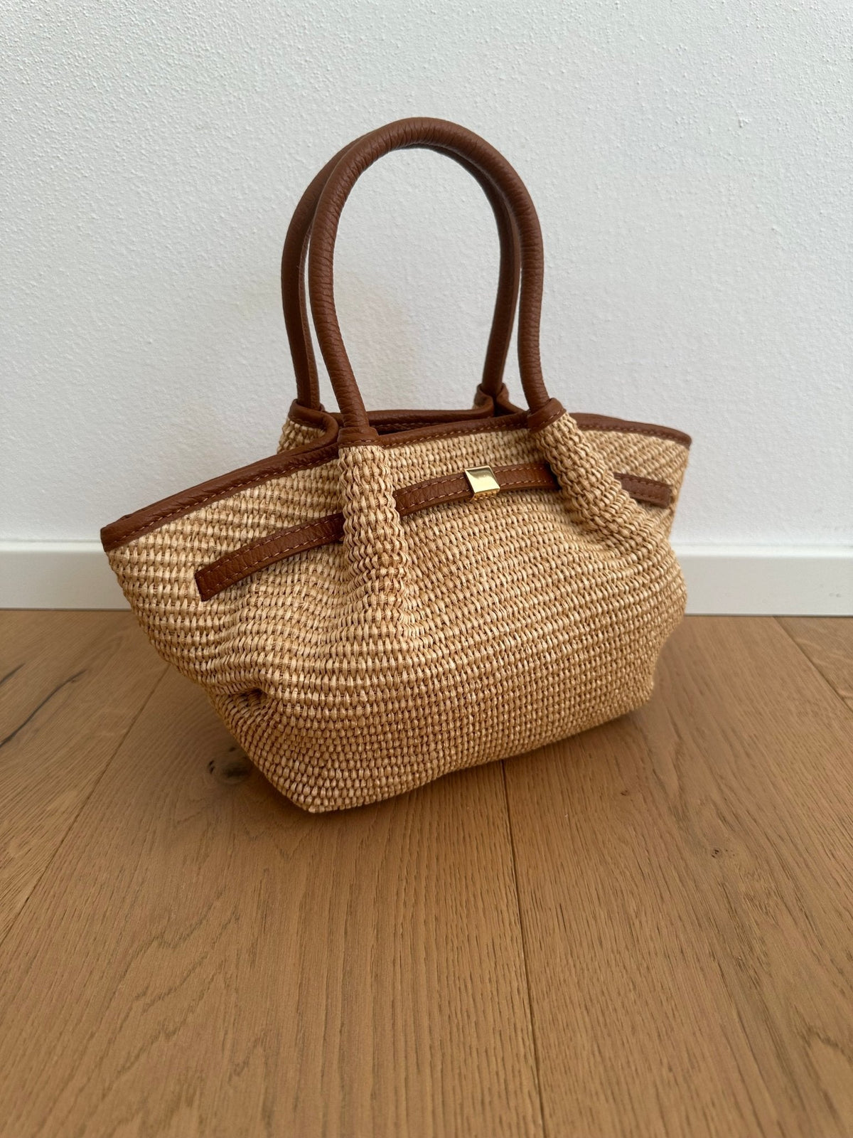 Francia Small Woven Tote Bag